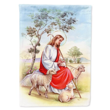 Carolines Treasures Jesus Holding Lamb Garden Size Flag APH3421GF